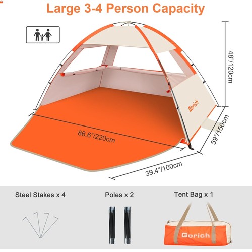 Multi person beach canopy - multi-person, with