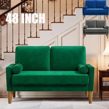 DRIPEX Small Velvet Sofa