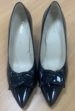 Gabor black leather - black, court