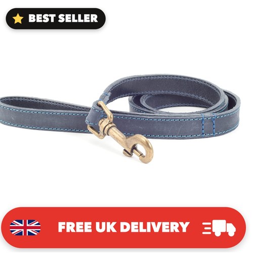 Timberwolf leather dog lead 1 - timberwolf, lead,