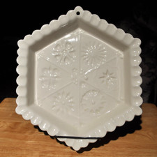 Large Shortbread Mold Hexagon
