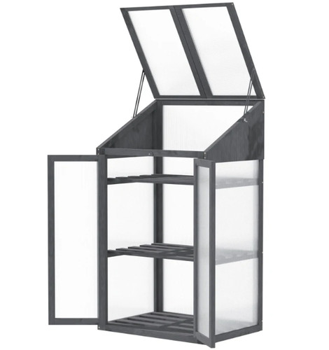 Wooden greenhouse cold frame - wooden,