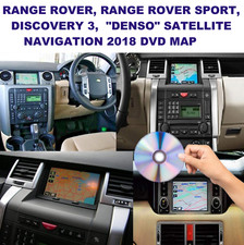 RANGE ROVER, DISCOVERY 3, RR SPORT 2018 "DENSO"  NAVIGATION DVD MAP  EUROPE