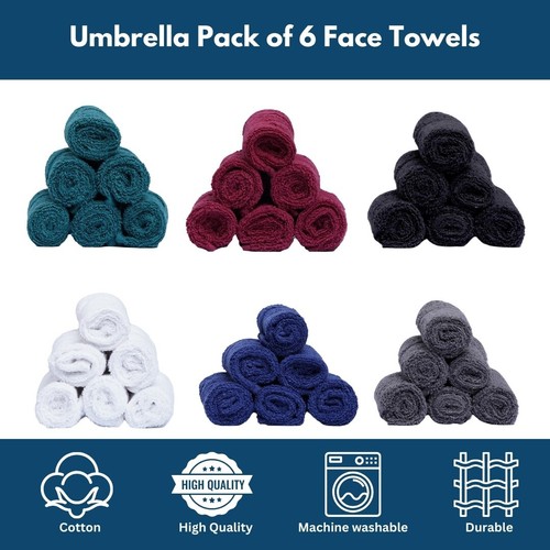 Pack face cloths towels - pack, 6