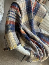 Tweedmill Wool Travel Blanket Throw Camping Cabin British Made 160cm New