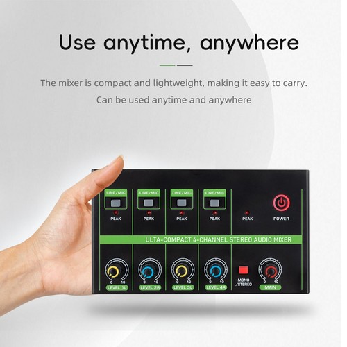 Mini audio mixer stereo - audio,
