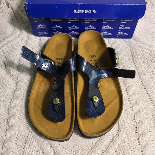 Birkenstock gizeh navy - birkenstock,