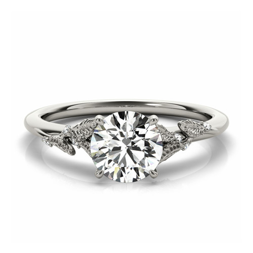 Platinum diamond ring - diamond, for