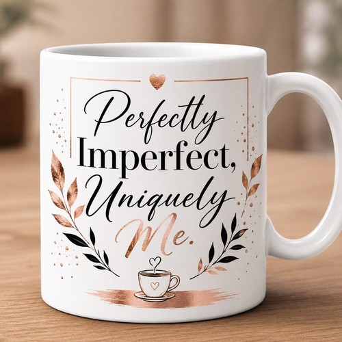 Perfectly imperfect coffee - imperfect, mug