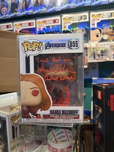 Elizabeth olsen signed wanda - elizabeth,