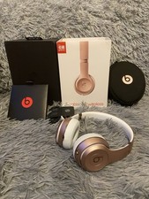 Beats Solo3 Headphones Wireless Bluetooth - Rose Gold Gym Running Mint condition