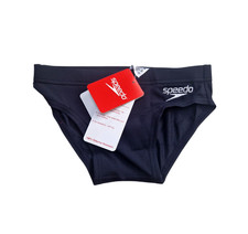 Mens Speedo Endurance + 7cm Chlorine Resistant Swimming Trunks Swim Briefs Navy