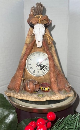 Quartz clock indian tee pee - indian, pee 