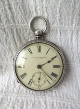 LARGE, ANTIQUE, MENS, SILVER