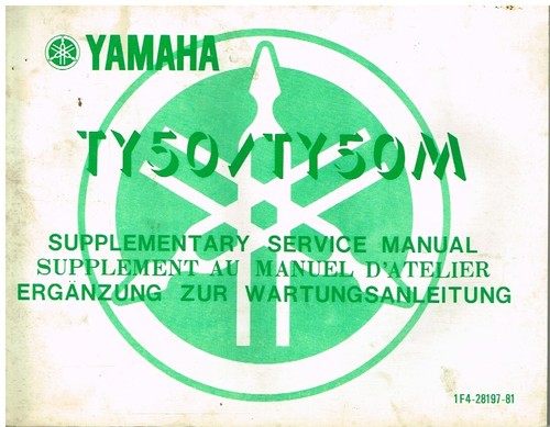 Yamaha ty50 ty50m original - yamaha,