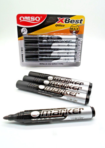 Permanent marker pens - 4,