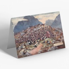 GREETING CARD - Vintage Scotland - Ross-shire. Highland Outdoor Sacrament