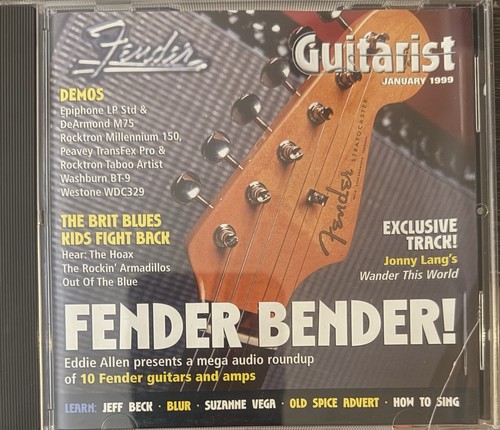 Guitarist magazine cover - magazine, cd