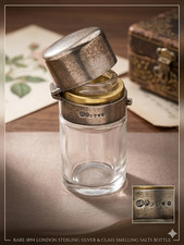 Antique sterling silver glass - sterling,