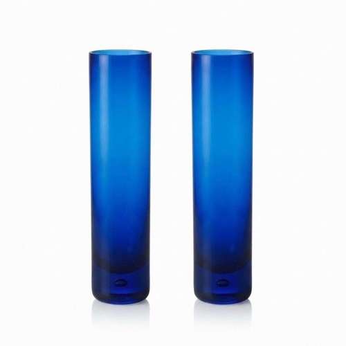 Set tall cobalt blue - of, 2