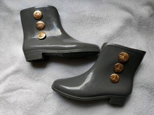 Vivienne Westwood Anglomania Melissa Boots Grey, UK Size 5.5