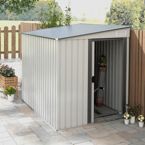 Garden shed with foundation - garden,