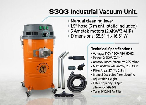 Diamondback motor industrial - 3-motor,
