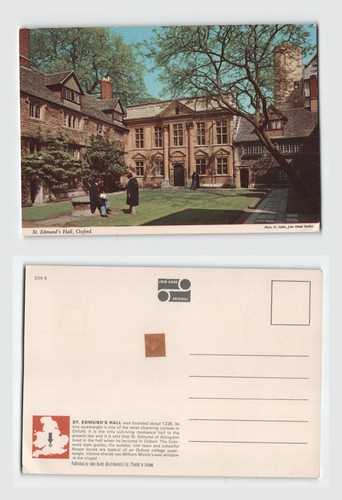 Postcard edmund s - st., hall