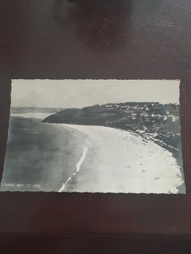 Old postcard carbis bay - old, bay,st