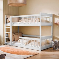 Brand New Modern Pine Kids Boston Bunk Bed White Matt