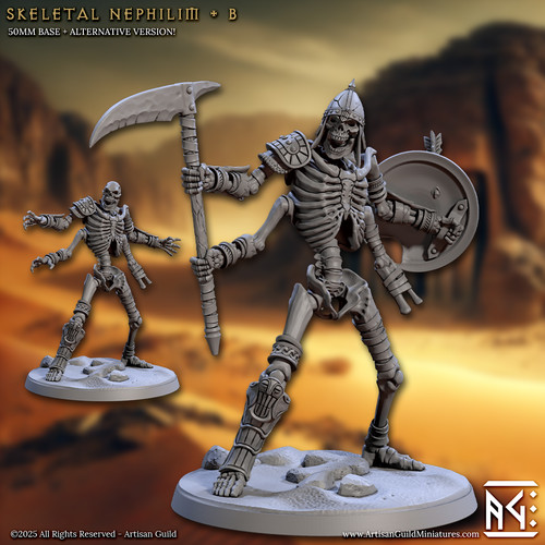 Four armed skeletal warrior - four-armed,