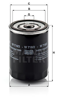 Oil filter mann - oil,