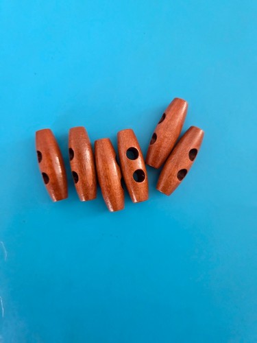 Brown wooden toggle - 10,