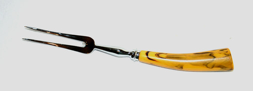 Carving fork with marbled gold - with,