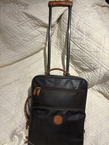 Brics blue and tan leather - blue,