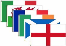 6 Six Nations Rugby Flag Table