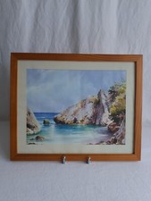 Watercolour Painting Beach