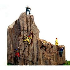 6 Assorted Rock Climbers N scale Langley A104