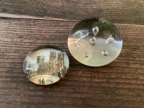 Two vintage glass - two,