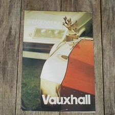 Vintage Car Sales Promo Brochure, Vauxhall Range 1974 Viva Victor Firenza