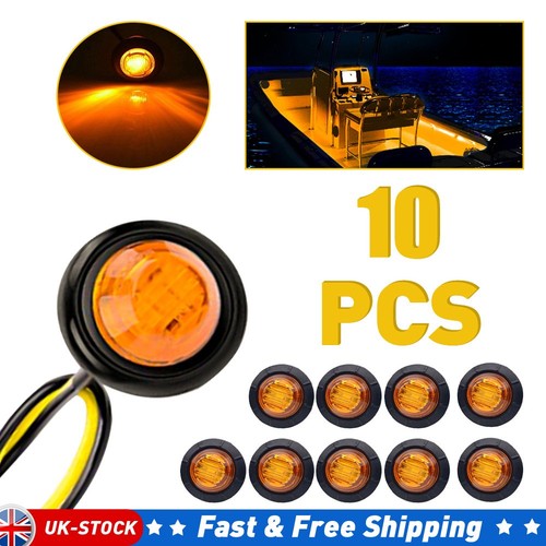10x amber led bullet - 3/4",