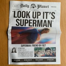 Daily Planet Superman Promo Prop Replica Newspaper 20 Pages DC Studios 2025 July