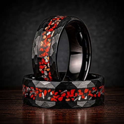 Men tungsten wedding band - tungsten,
