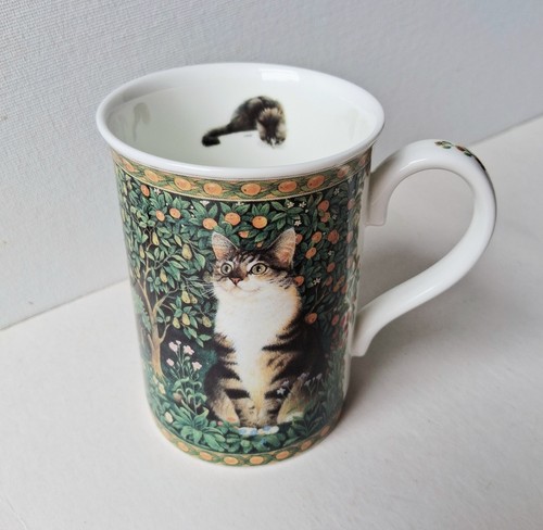 Danbury mint bone china cat - danbury,