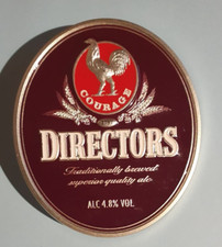 Beer pump clip badge COURAGE brewery DIRECTORS real ale solid plastic
