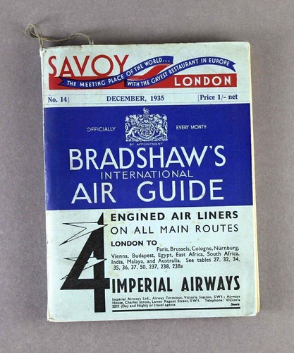 Bradshaw air guide airline - bradshaw's,