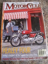 CLASSIC MOTORCYCLE OCT 2002 HEALEY FOUR BSA GOLDEN FLASH MOTO GUZZI STORNELLO IS