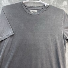 Rowan Asher T-Shirt Mens Size XL Gray Pima Cotton Crew Neck Tee made USA