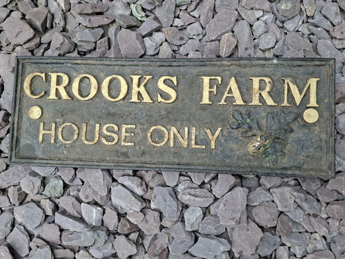 Vintage crooks farm cast iron - vintage,