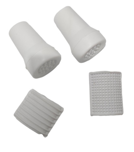 Vespa white rubber set - rubber, stand